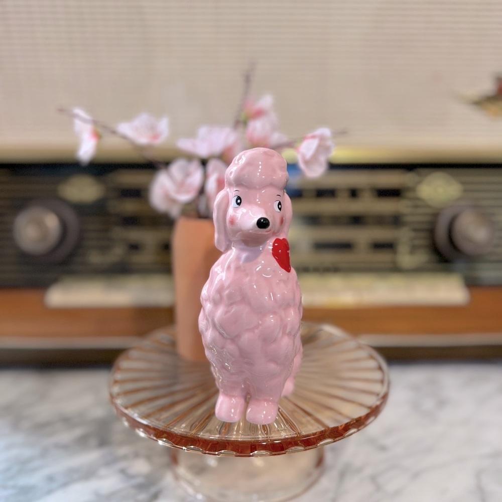 ✨NEW💗Target Spritz Valentines Day 2024 Poodle Figurine🐩 - Picture 3 of 9